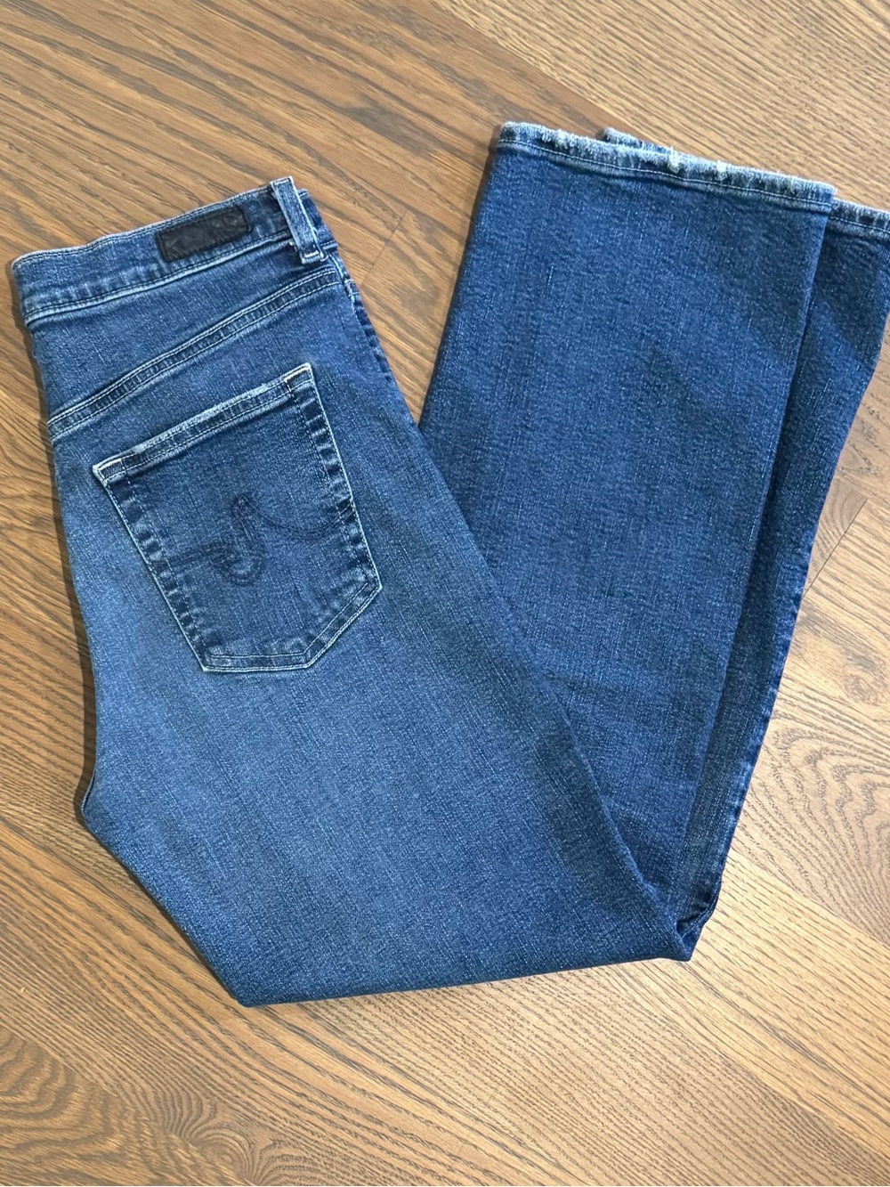 AG Brinley Mid-Rise Straight Jeans